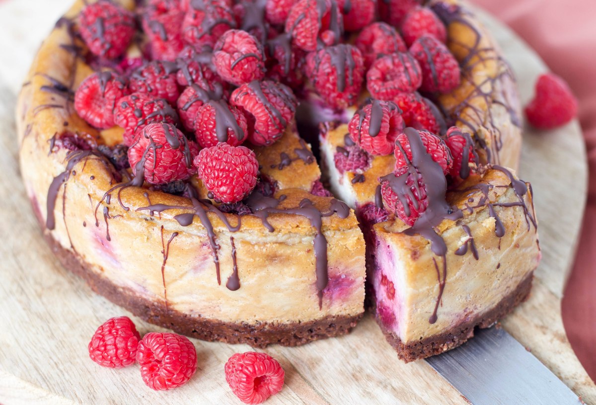 cheesecake-frambozen-chocolade-vegan-personal-foodcoaching